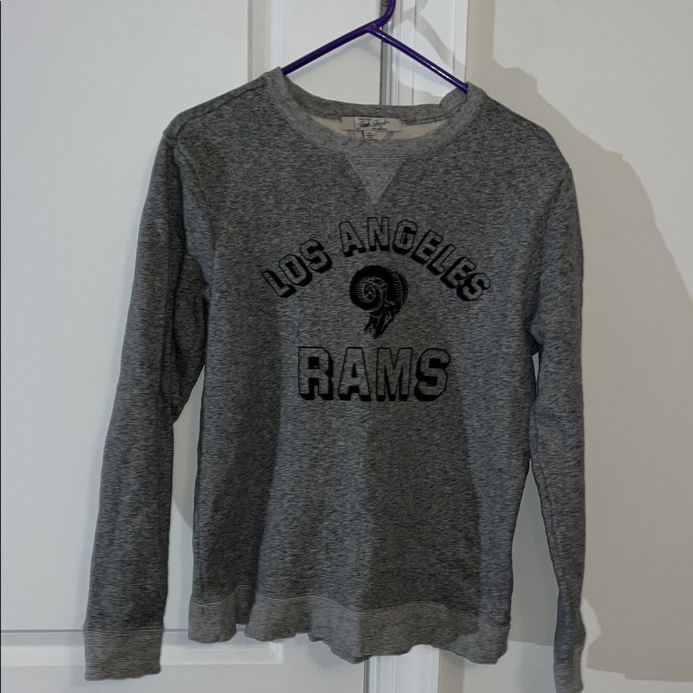 Junk food NFL Lady Los Angeles LA Rams Twill Sweatshirt Shirt Jersey S Women’s